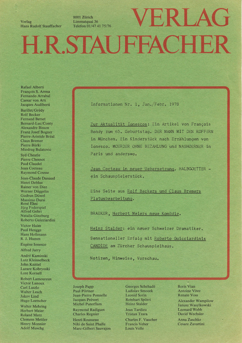 Nr. 1, Jan./Febr. 1978
